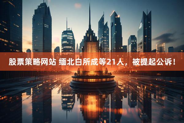 股票策略网站 缅北白所成等21人，被提起公诉！